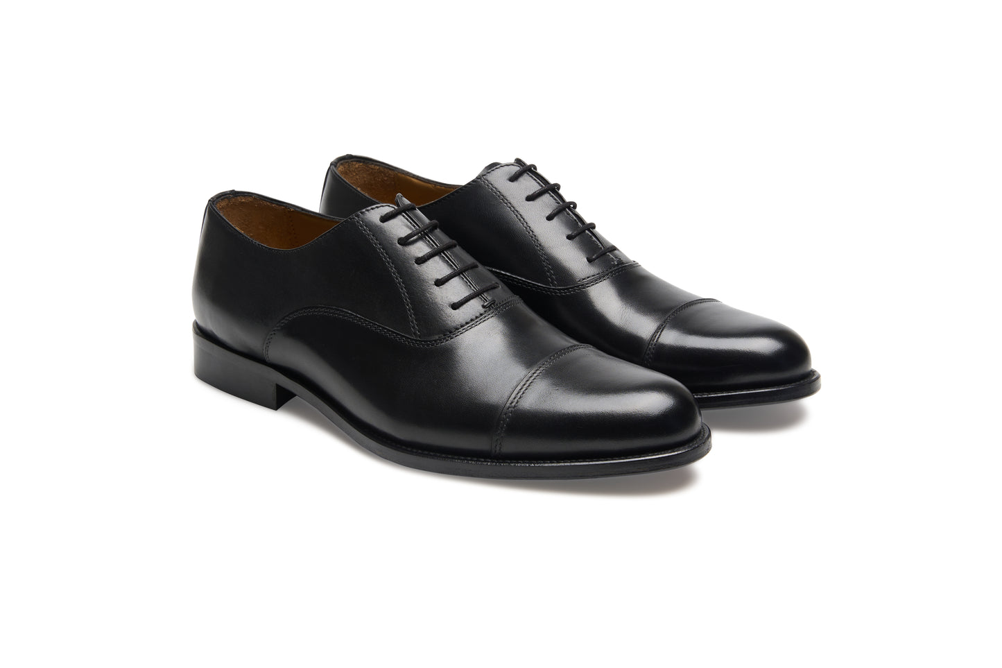 Chaussure Homme - Oxford Cap Toe Crust Nero