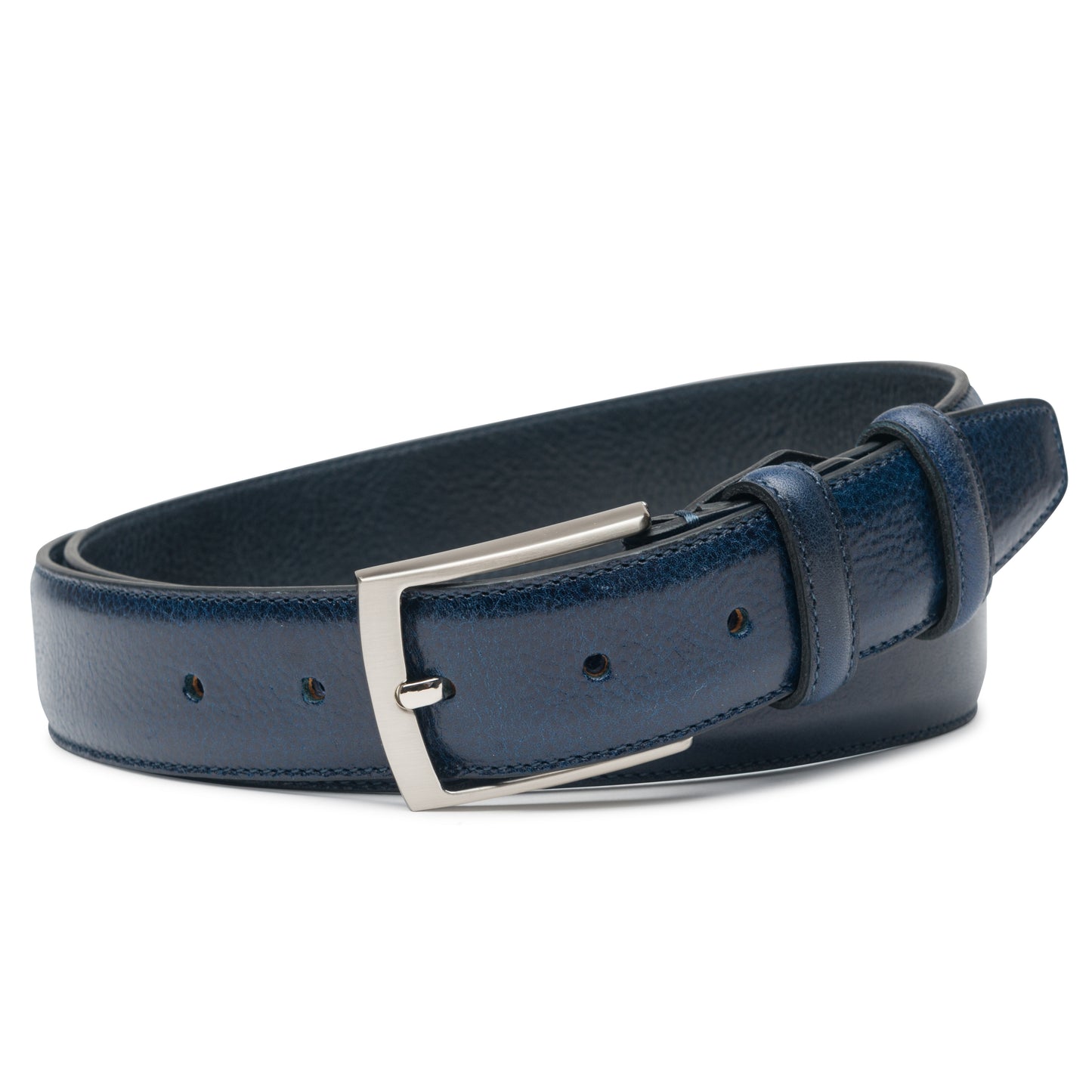 Ceinture Cuir - Bleu Océano