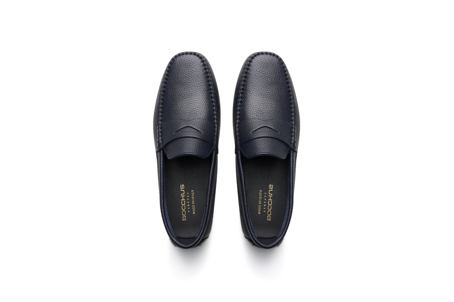 Chaussure Homme- Trappeur Cuir Blue