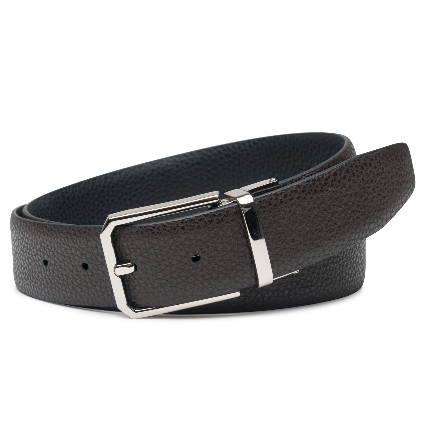 Ceinture Cuir - Reversible Noir-Marron