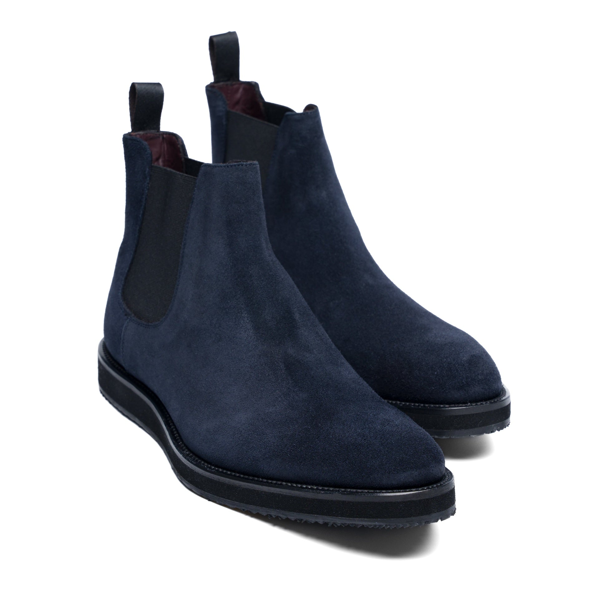 Chaussure Homme Chelsea Boots Camoscio Casual BLEU – Via