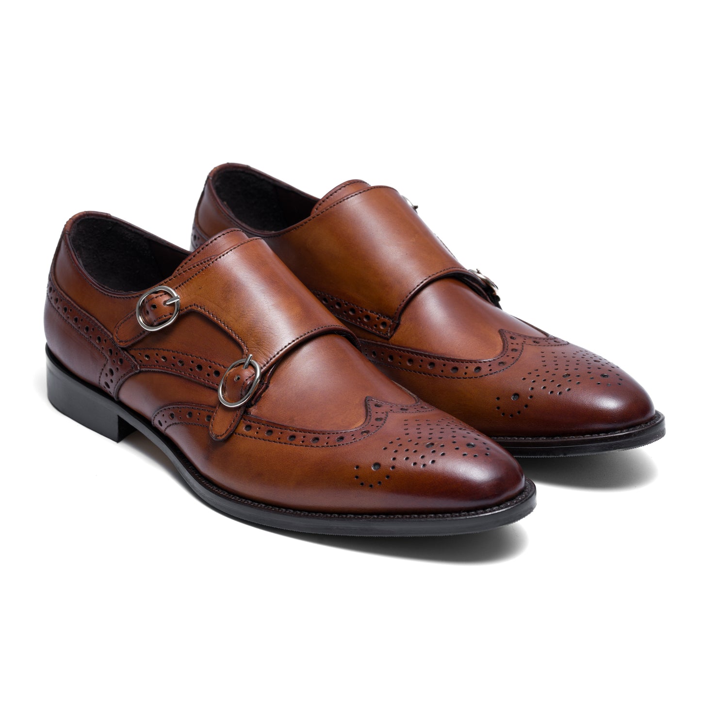 Double Monk Cuir  Brogue - CUIO