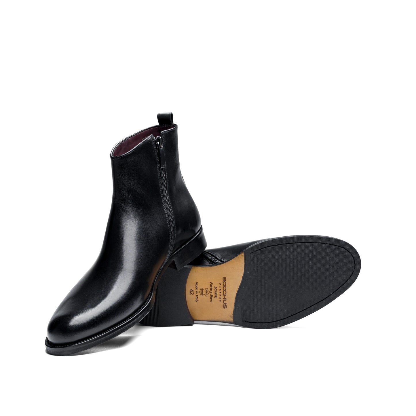 Chaussure Homme - Boots Zip Crust  - NERO