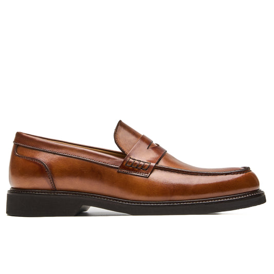 Chaussure Homme - Penny Loafer Calf Brandy