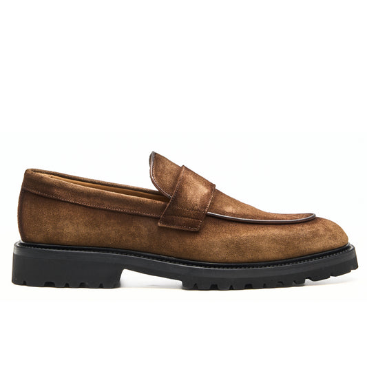 Chaussure Homme - Mocassins Veau Velours Stone