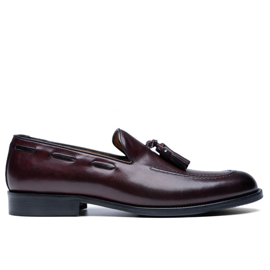 Chaussure Homme - Tassel Loafer Bordeaux