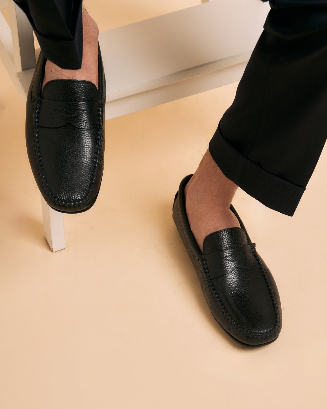 Chaussure Homme - Trappeur Cuir Nero