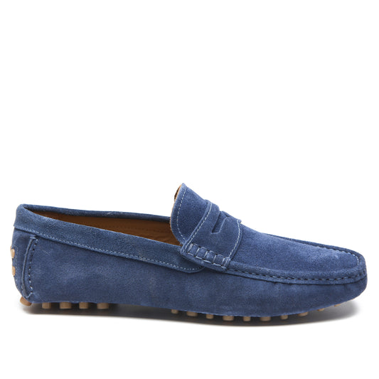 Chaussure Homme- Trappeur Camoscio Jeans