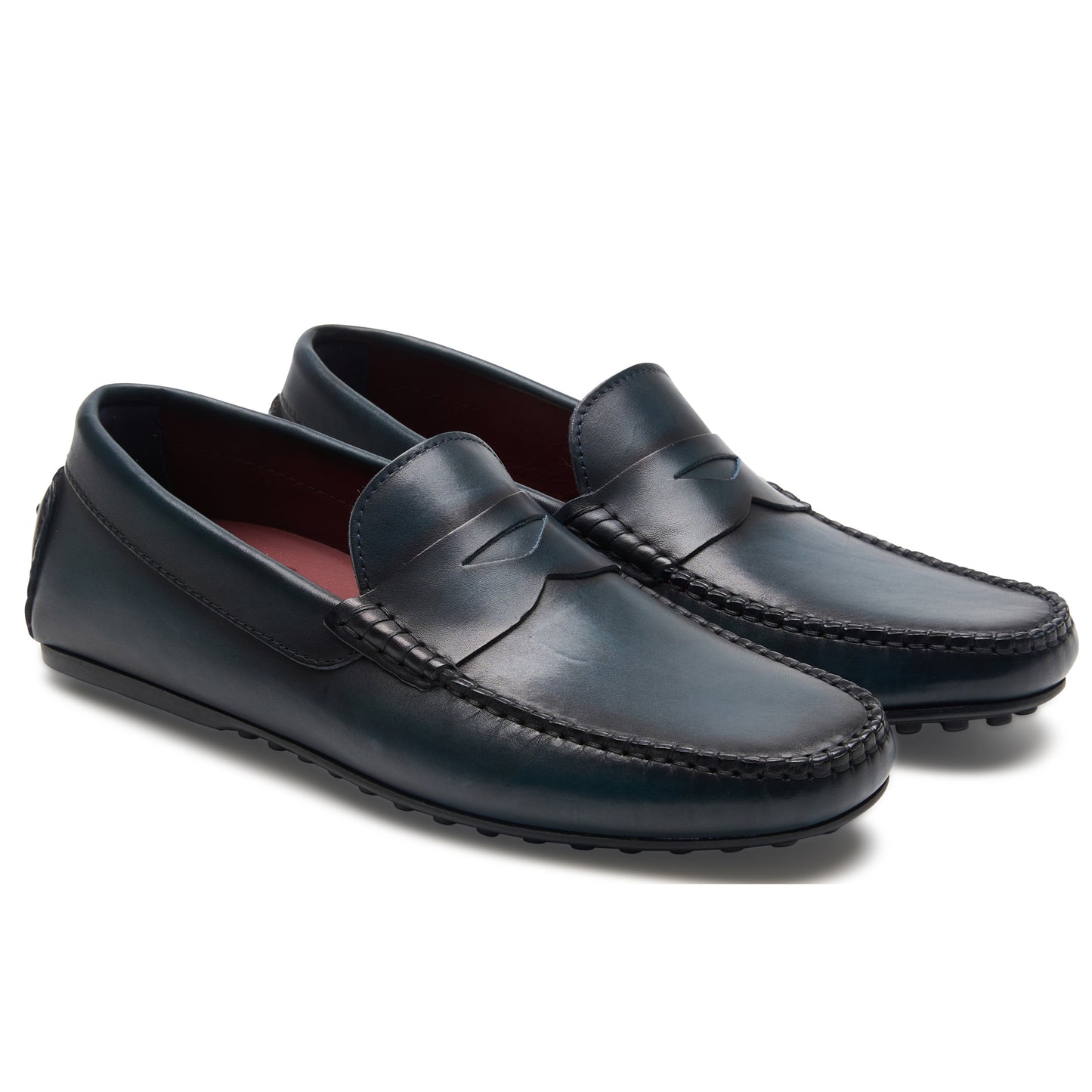 Chaussure Homme - Trappeur Cuir Vintage Blue