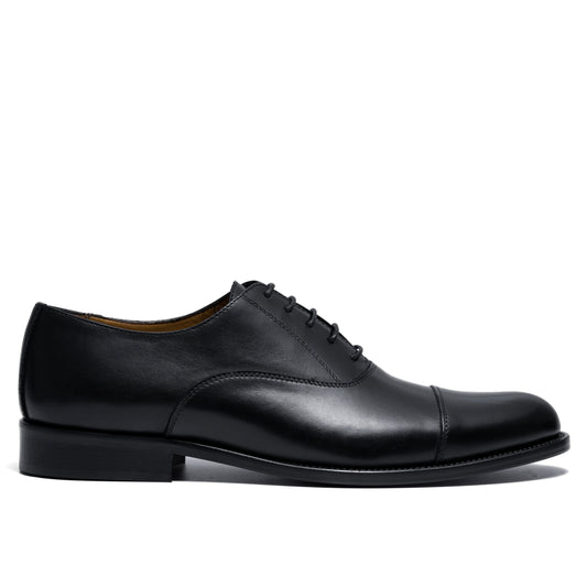 Chaussure Homme - Oxford Cap Toe Crust Black