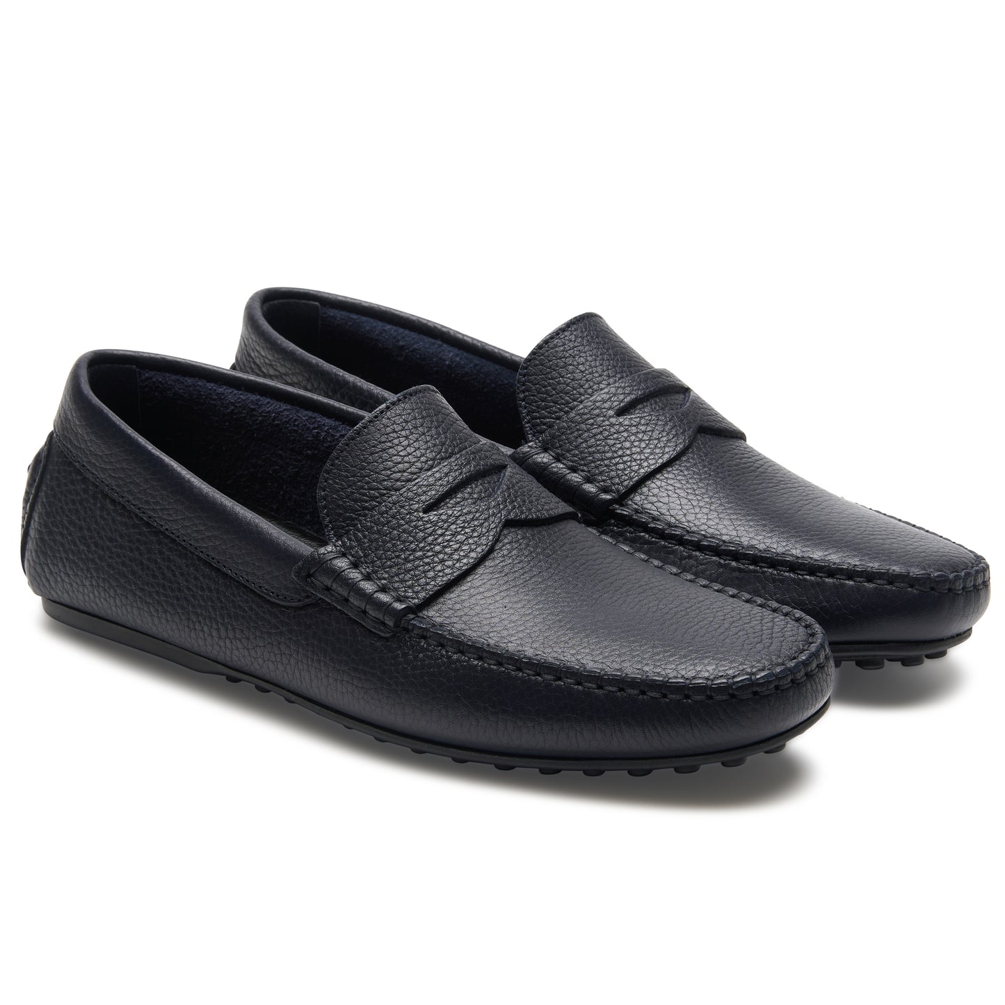 Chaussure Homme- Trappeur Cuir Blue