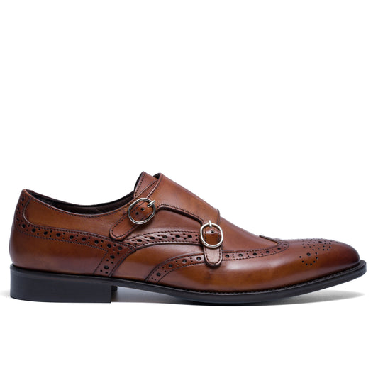 Double Monk Cuir  Brogue - CUIO