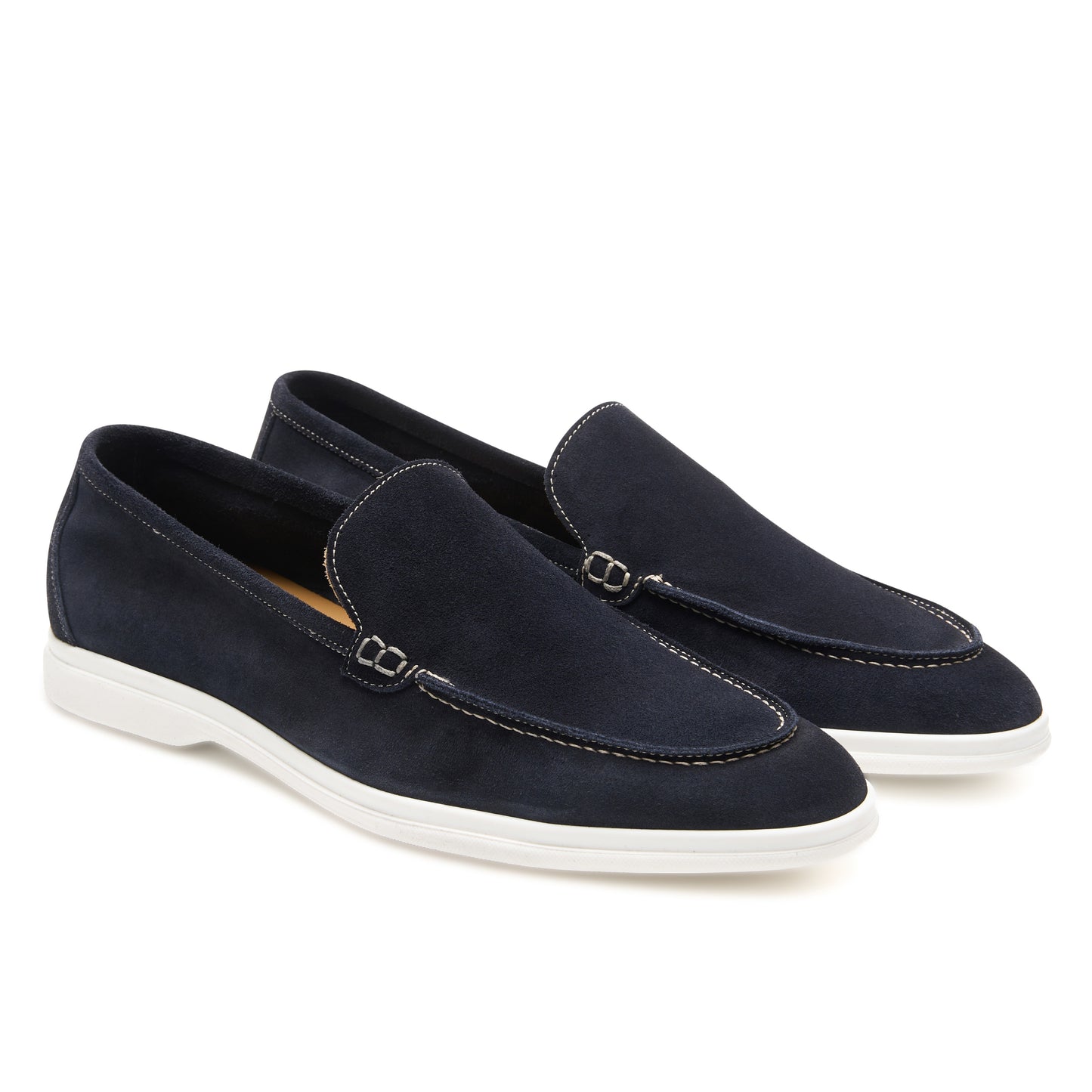 Mocassins Été Daim Italien – Bleu Nuit Prestige