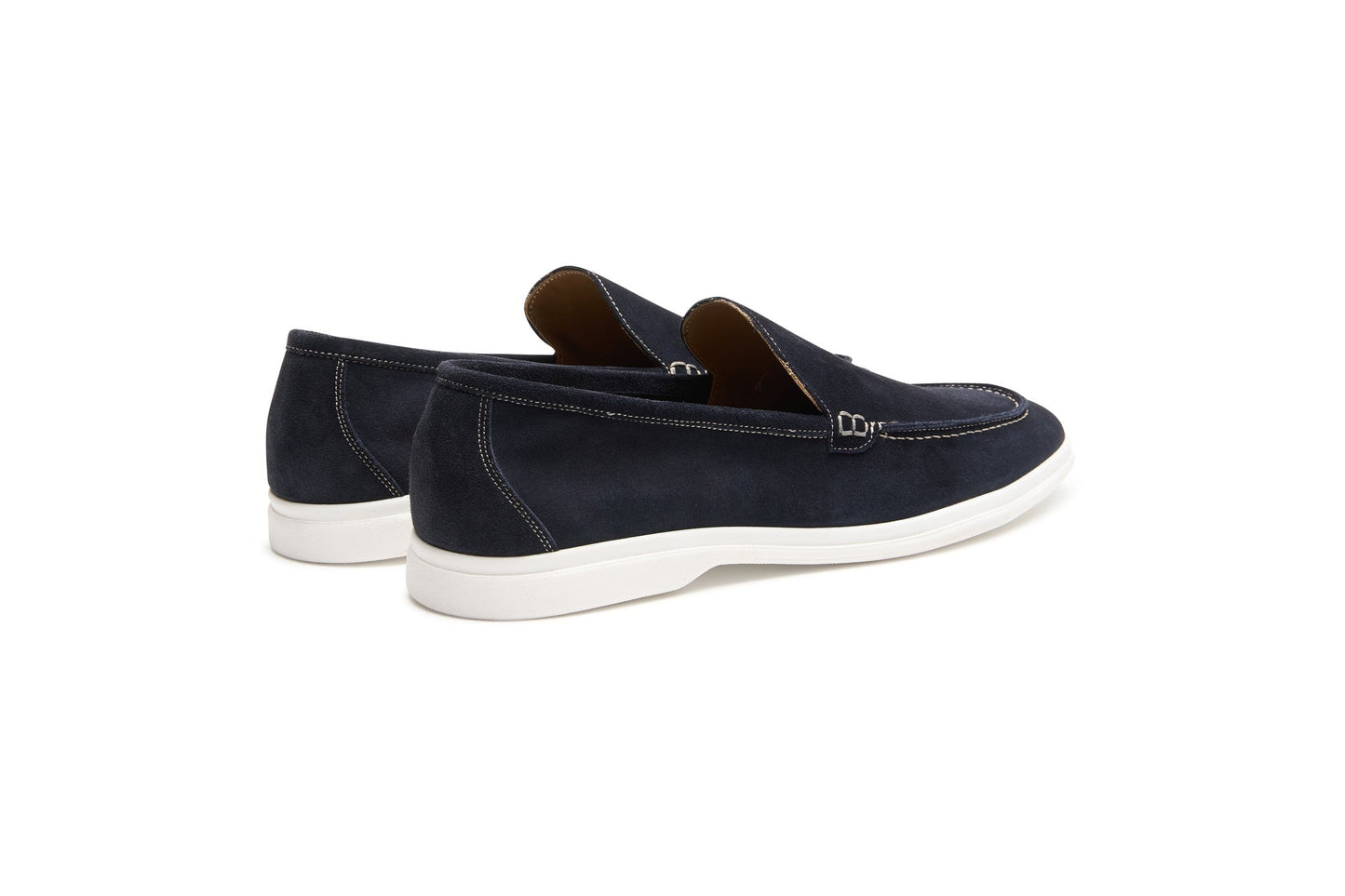 Mocassins Été Daim Italien – Bleu Nuit Prestige