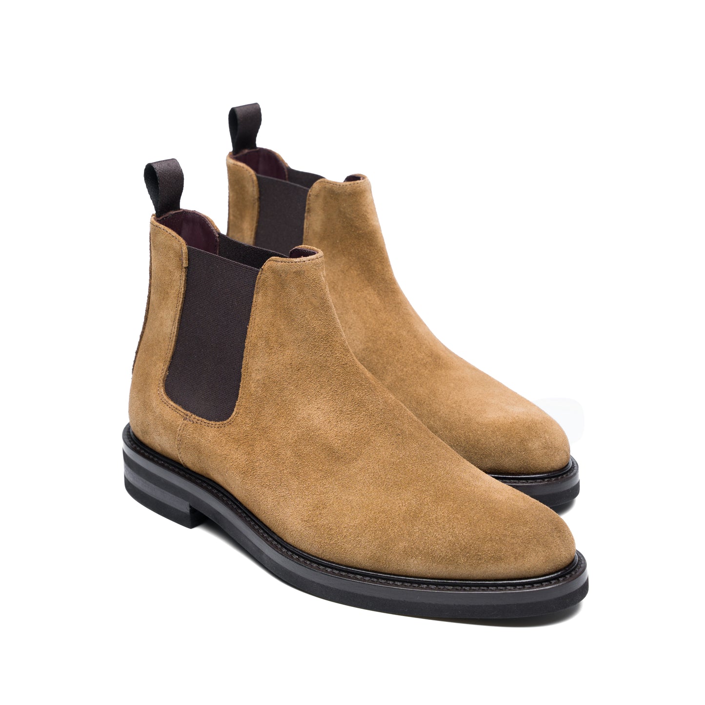 Chaussure Homme - Vibram Chelsea Boots - Daim Mustard