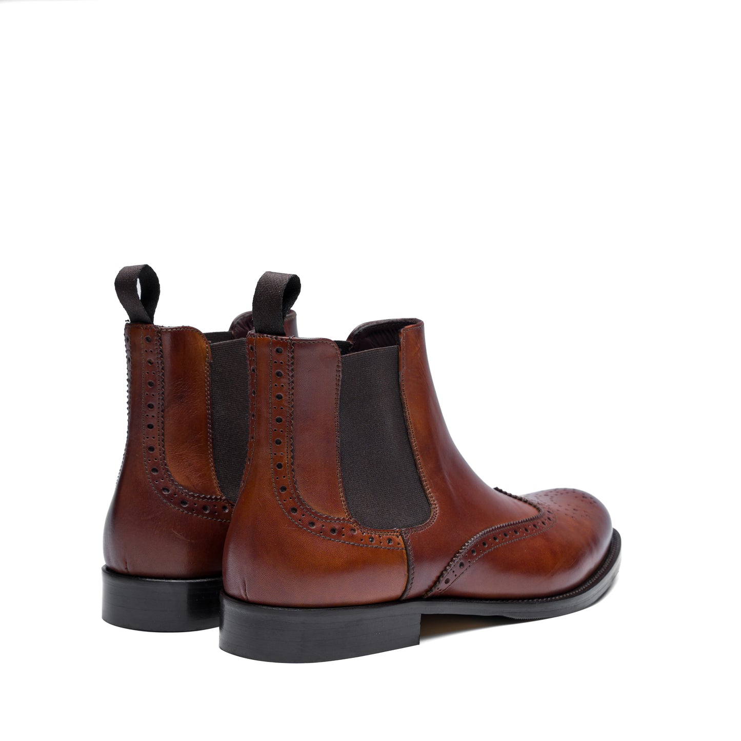 Chaussure Homme - Chelsea Boots Wingtip Crust - BRANDY