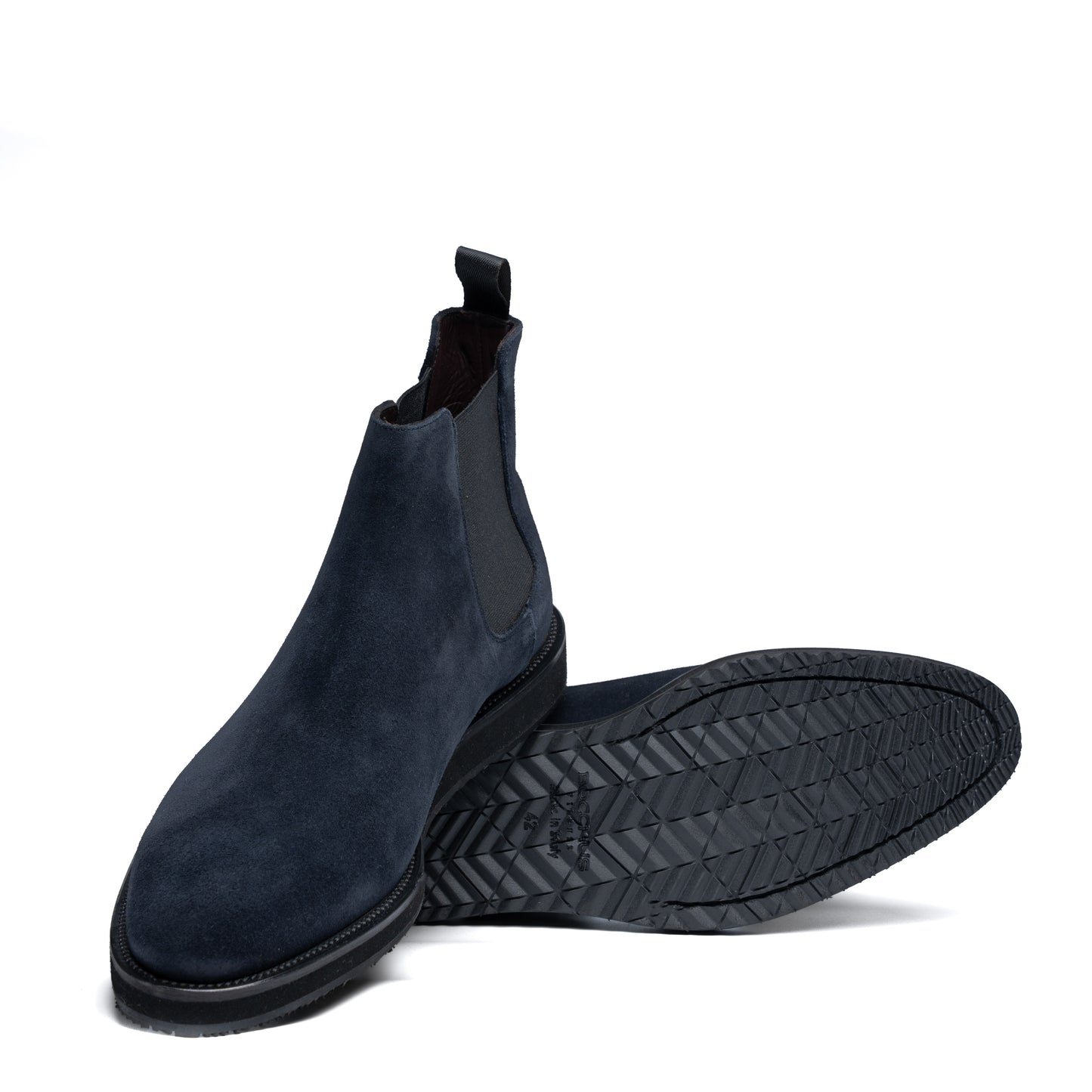 Chaussure Homme - Chelsea Boots Camoscio Casual - BLEU – Via Firenze ...