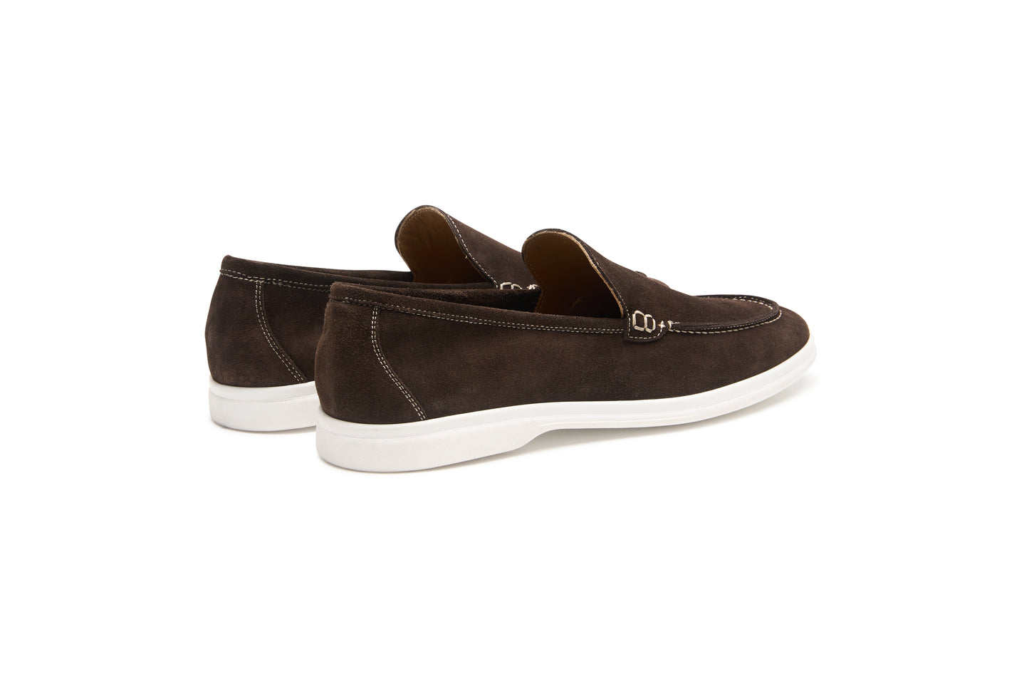 Mocassins Été Daim Italien – Marron Foncé Distinction