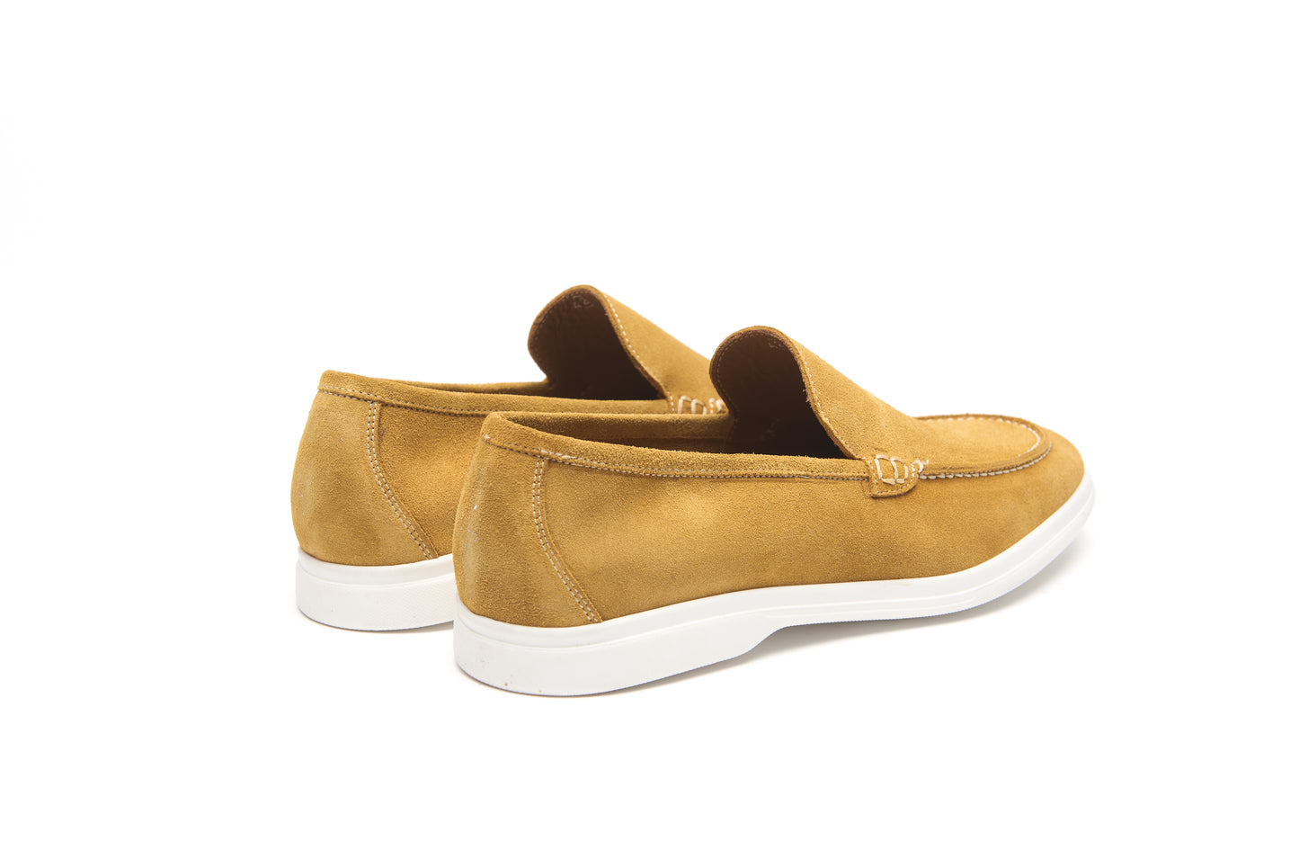 Mocassins Été Daim Italien – Camoscio Giallo