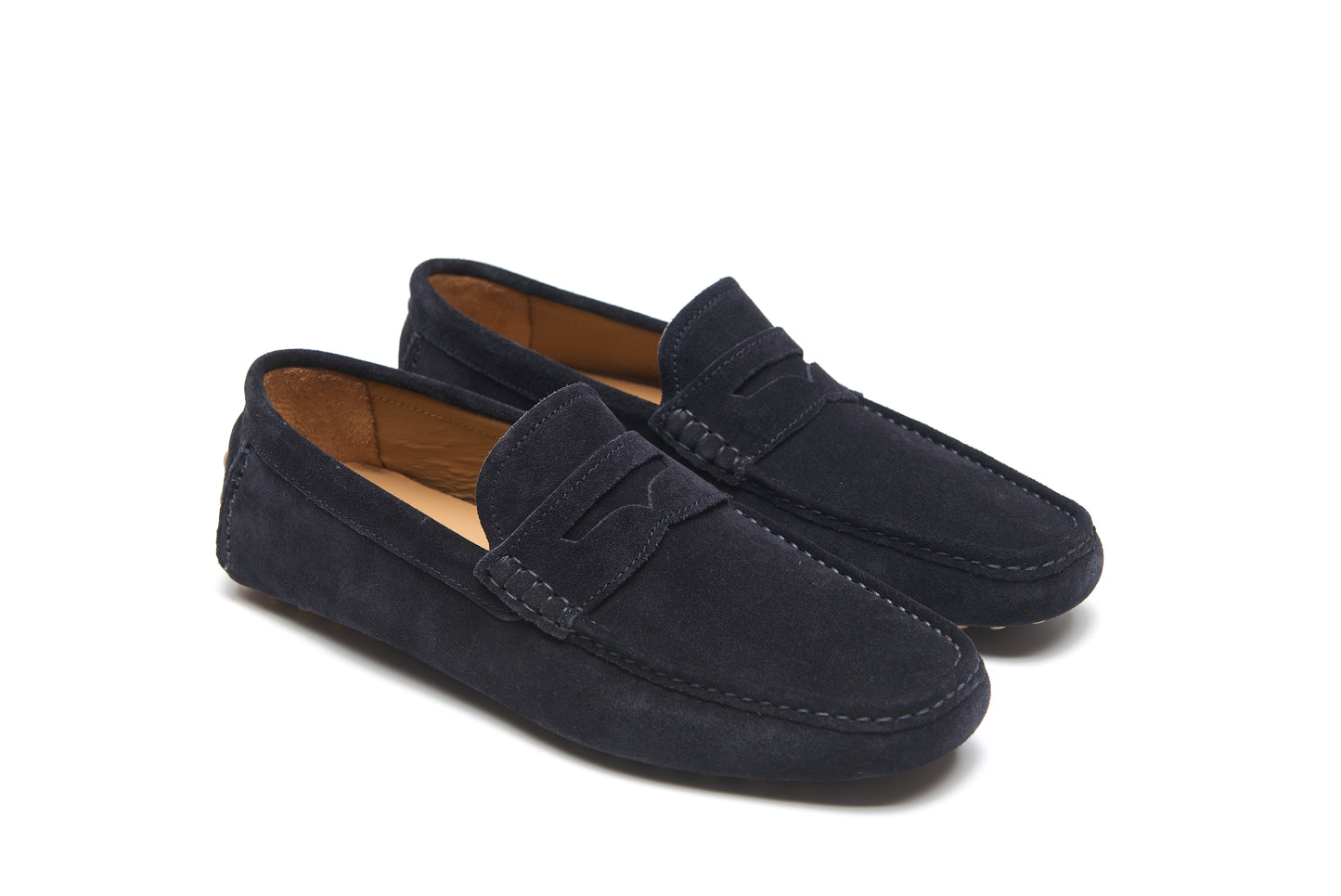 Chaussure Homme Trappeur Camoscio BLU