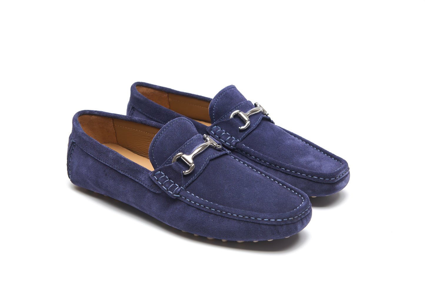 Chaussure Homme - Ormanento Con La Benda Camoscio Bleu