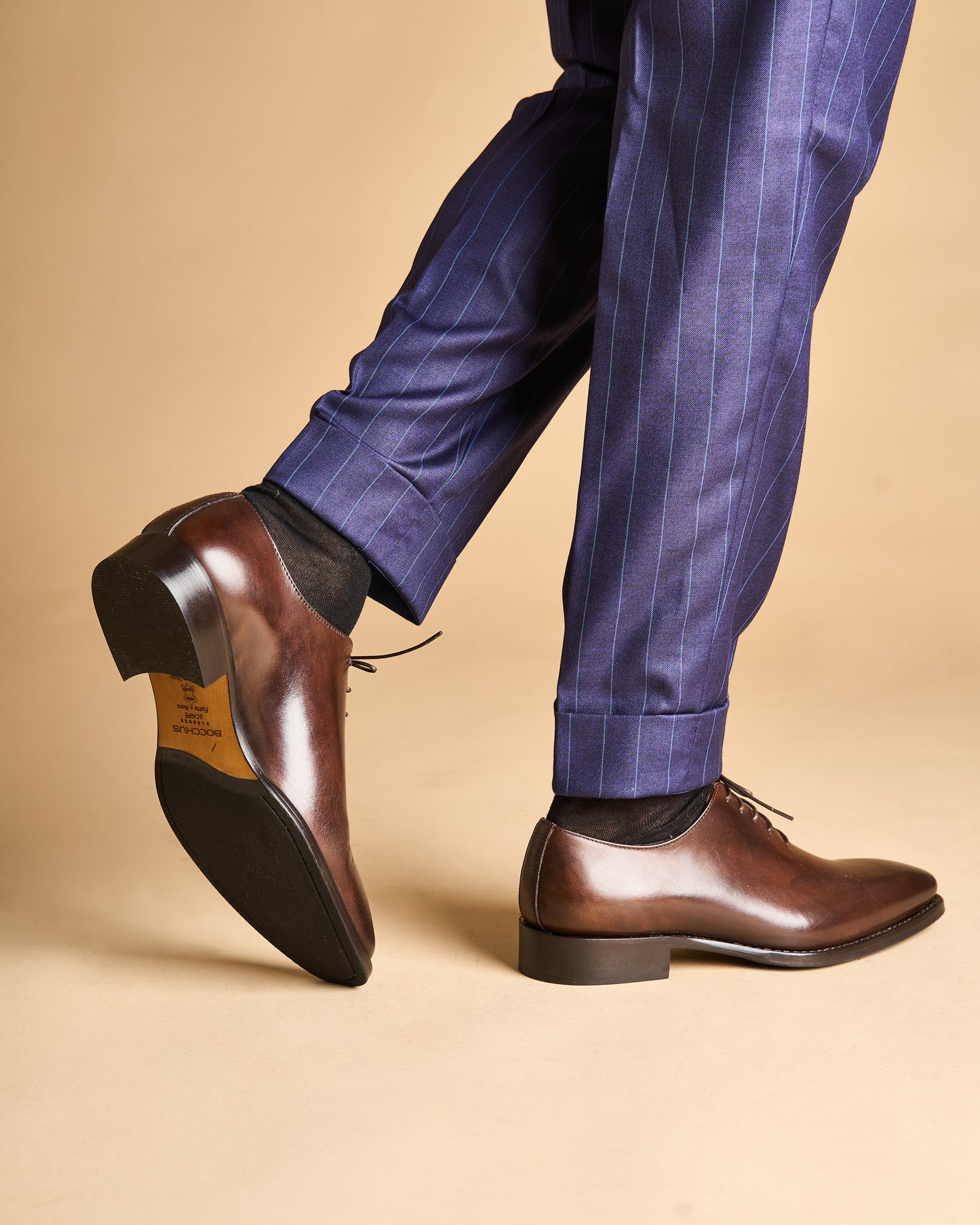 Chaussure Homme - Wholecut Oxford - Vittorio Marrone