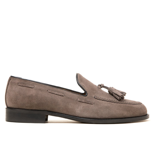 Chaussure Homme - Tassel Loafer Gris Daim