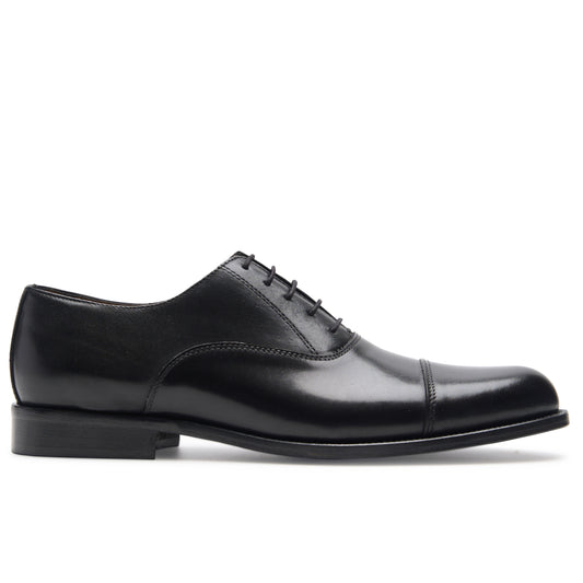Chaussure Homme - Oxford Cap Toe Crust Nero