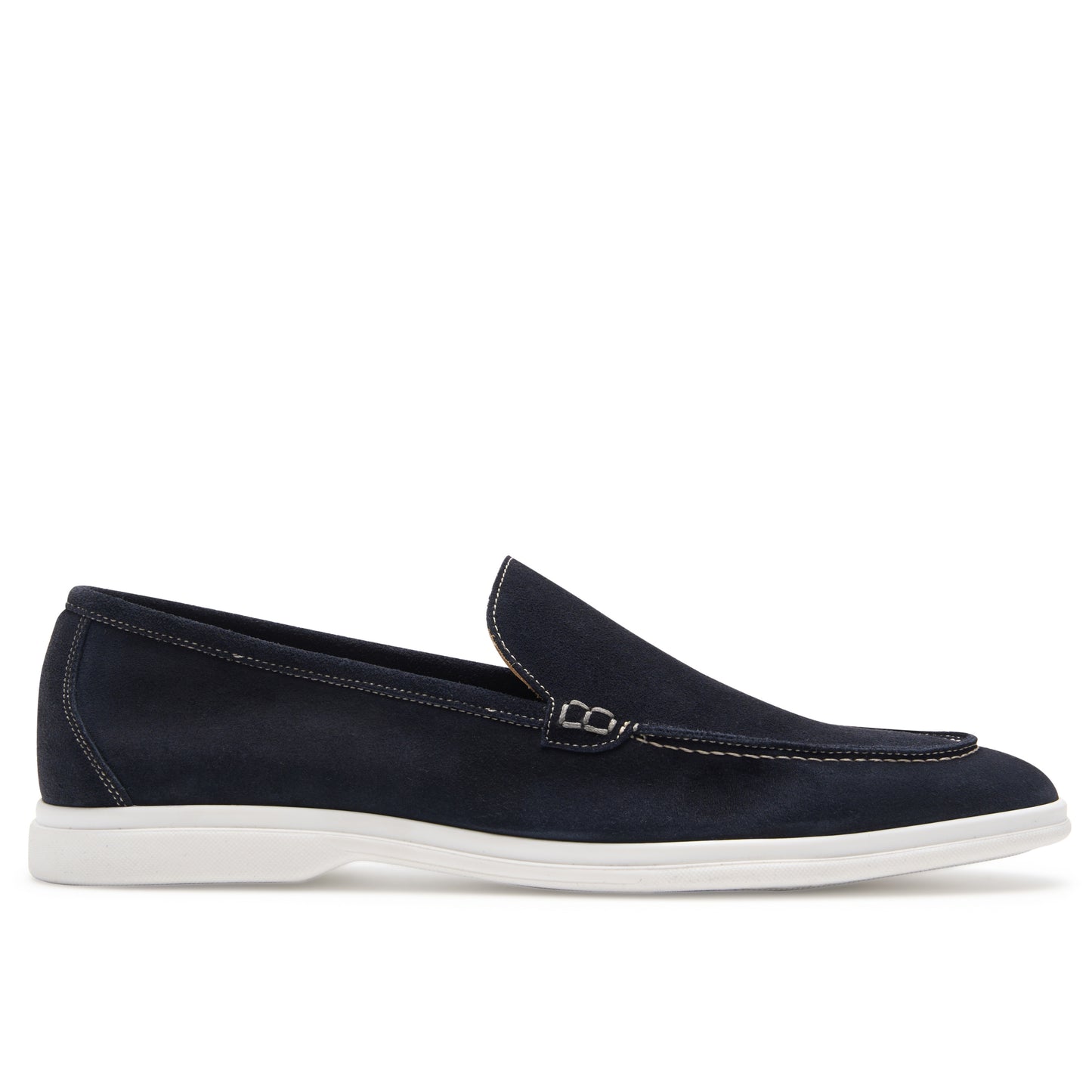 Mocassins Été Daim Italien – Bleu Nuit Prestige