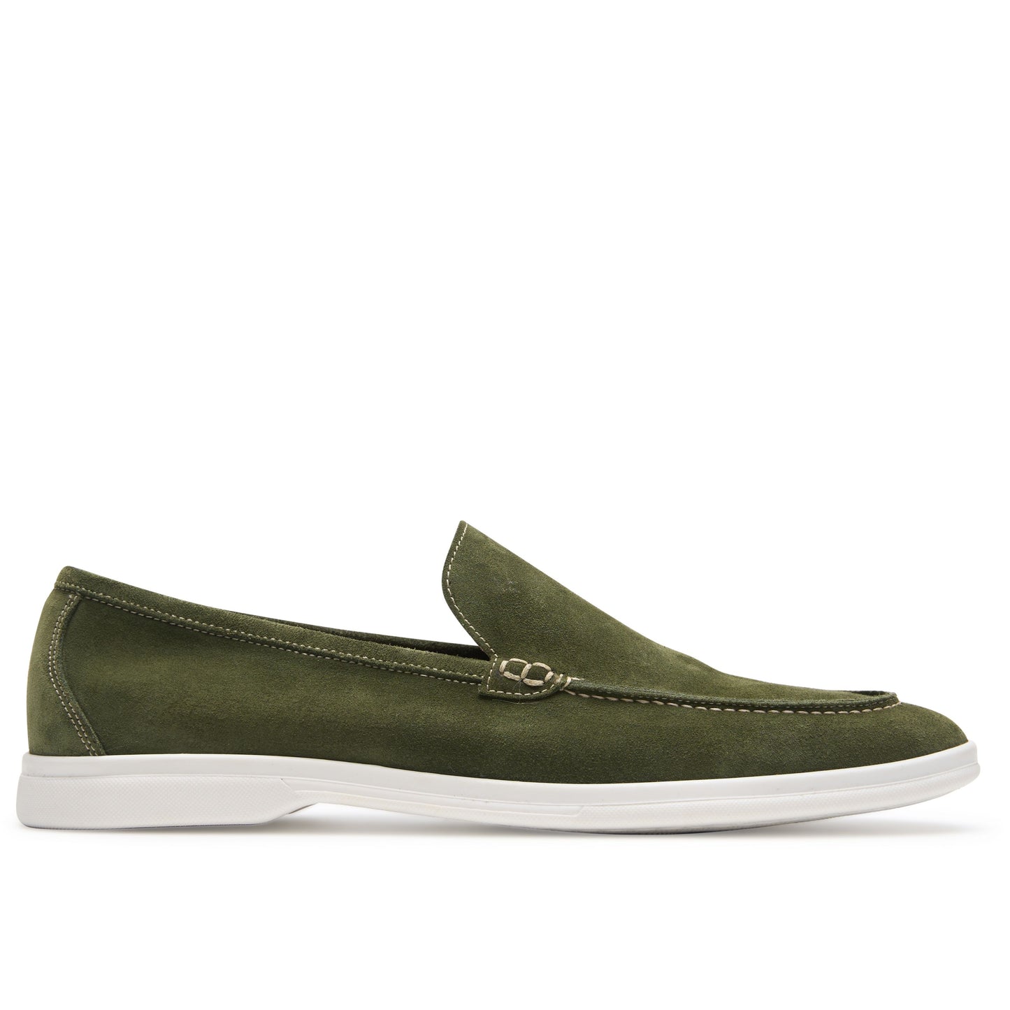 Mocassins Été Daim Italien – Vert Loden Exclusif