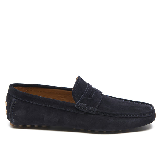 Chaussure Homme Trappeur Camoscio BLU