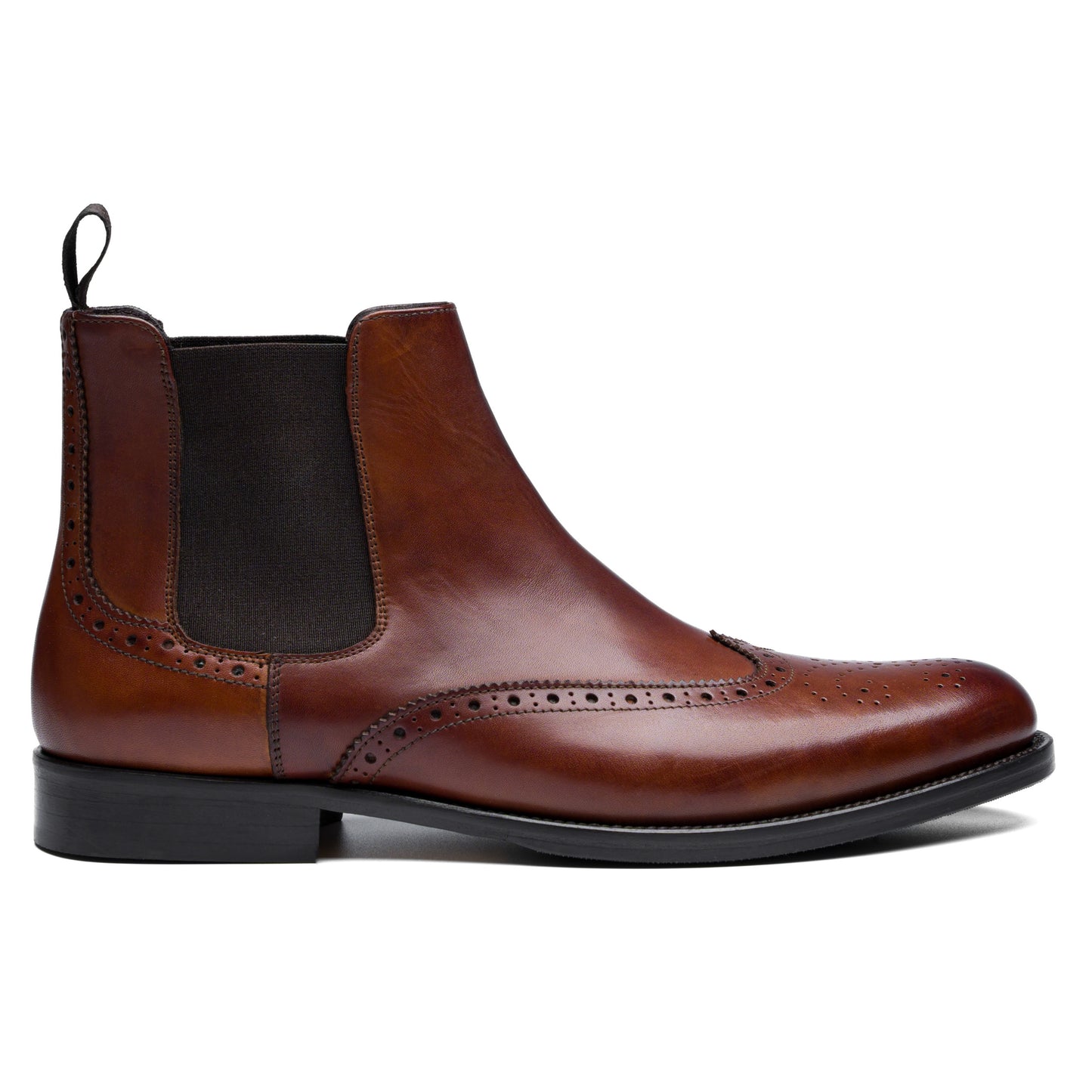 Chaussure Homme - Chelsea Boots Wingtip Crust - BRANDY