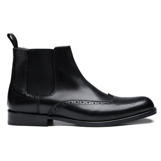 Chaussure Homme - Chelsea Boots Wingtip Crust - NERO