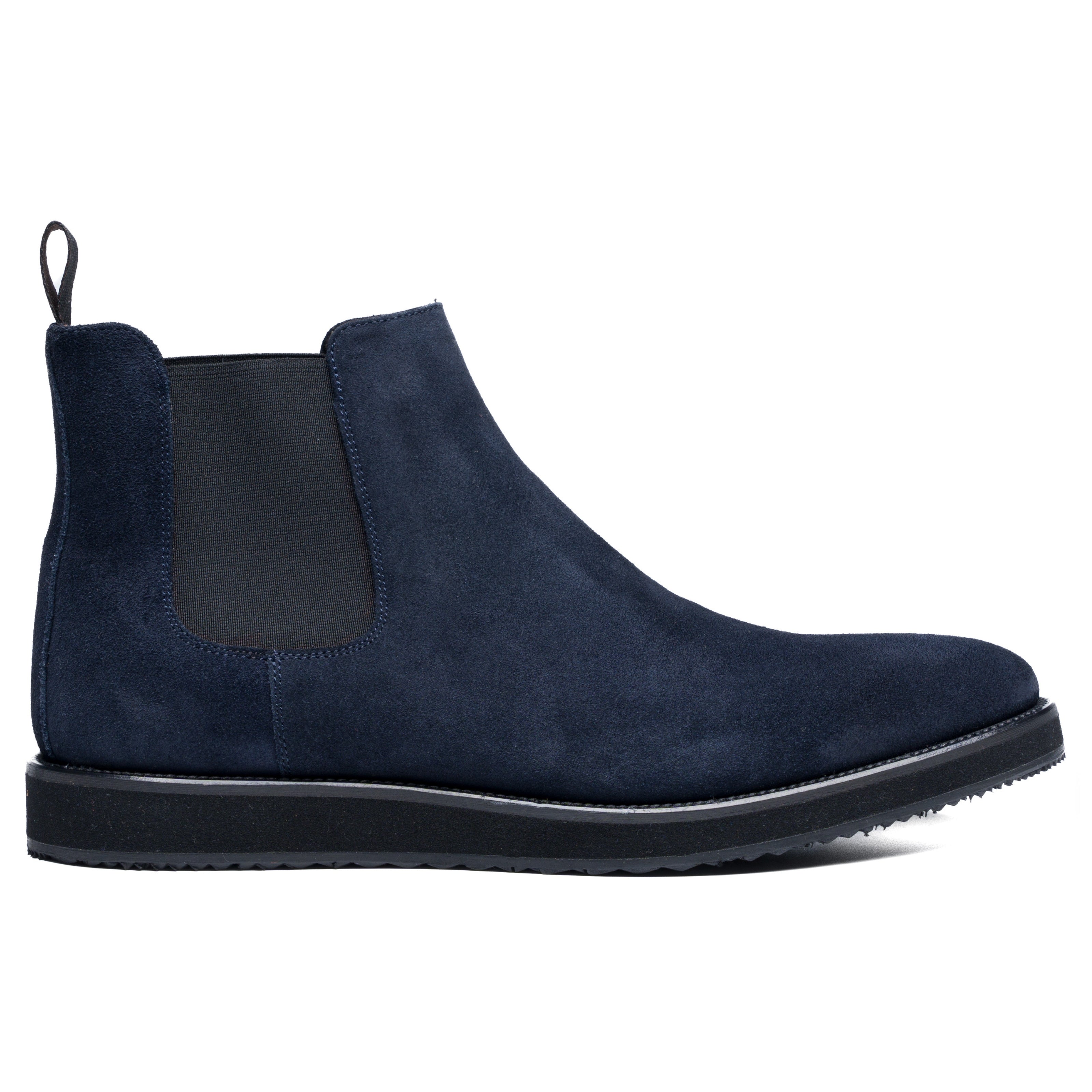 Chaussure Homme - Chelsea Boots Camoscio Casual - BLEU – Via Firenze ...