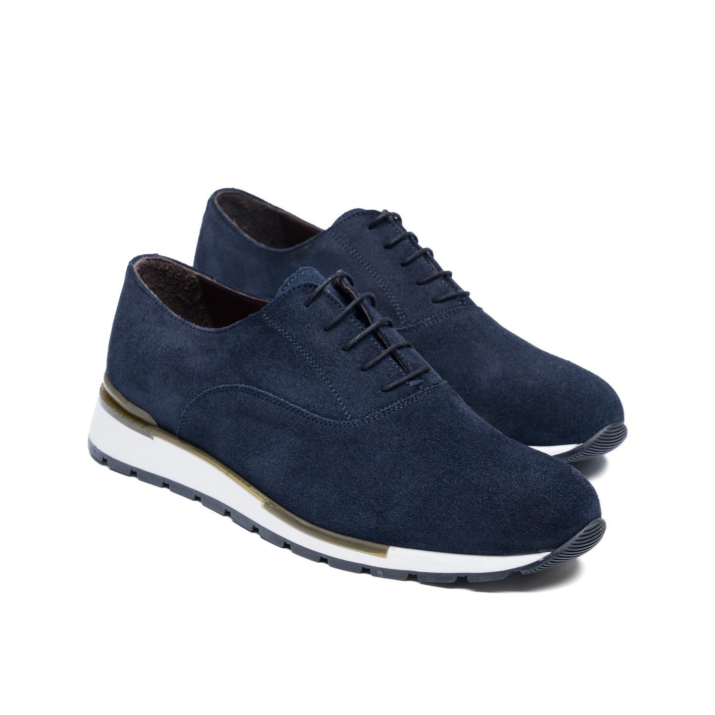 Chaussure Homme - Sneakers Casual Camoscio - BLEU