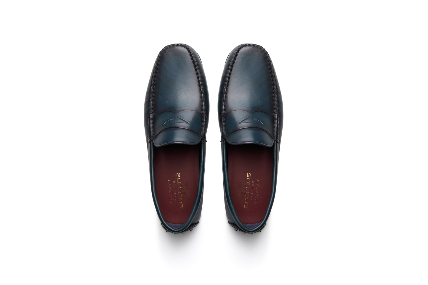 Chaussure Homme - Trappeur Cuir Vintage Blue