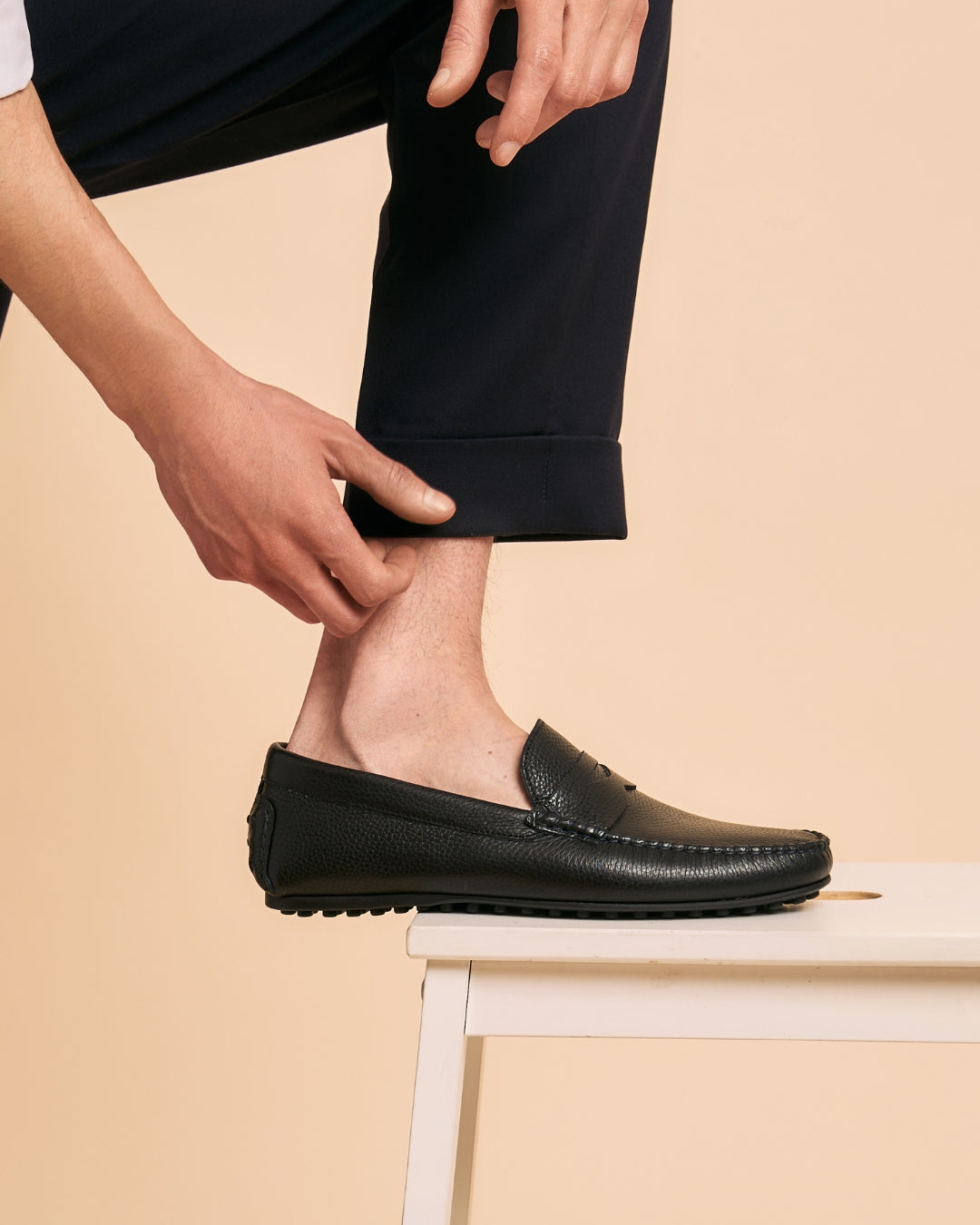 Chaussure Homme - Trappeur Cuir Nero