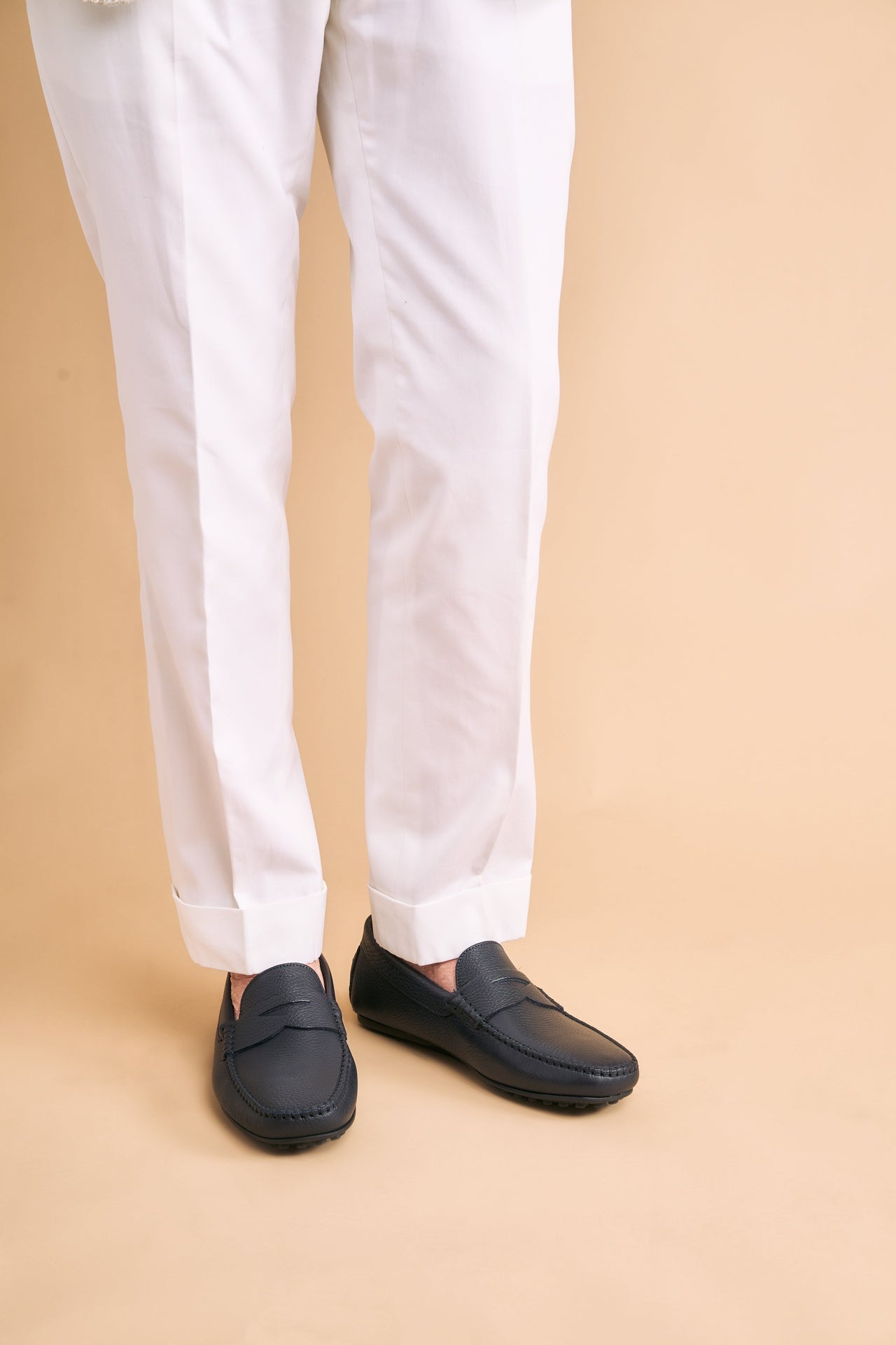 Chaussure Homme- Trappeur Cuir Blue